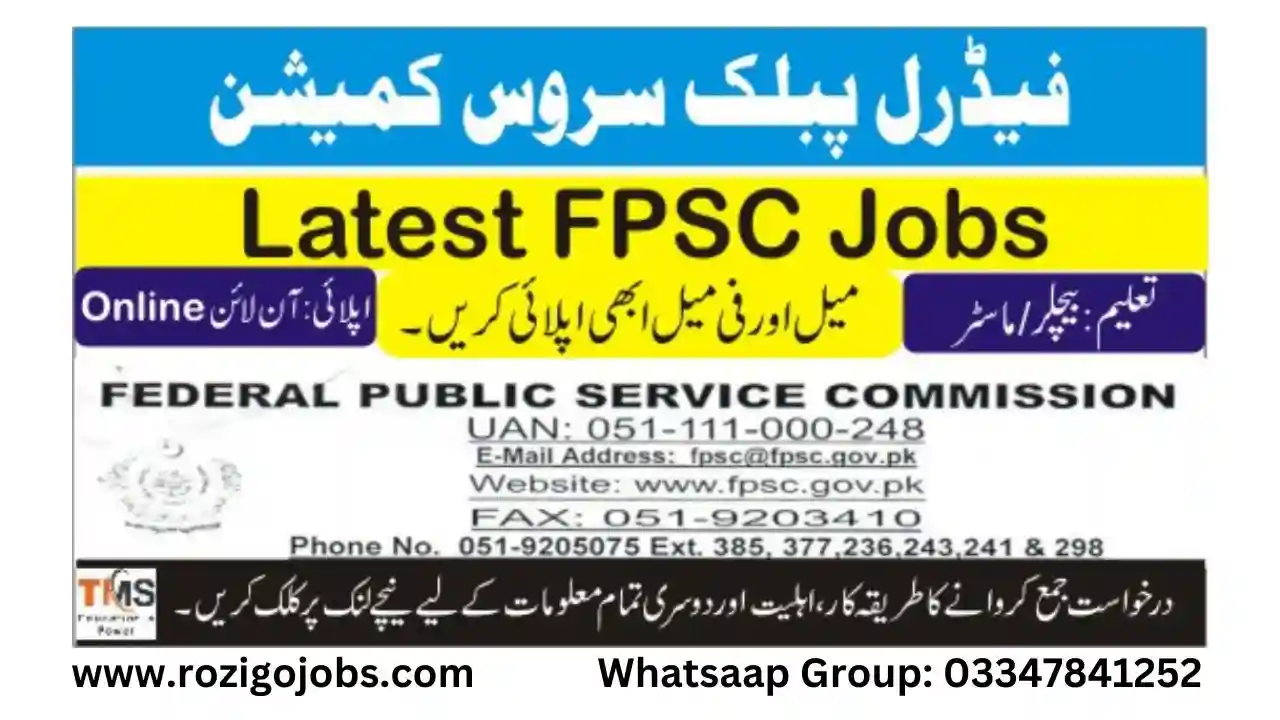 FPSC Jobs 2024
